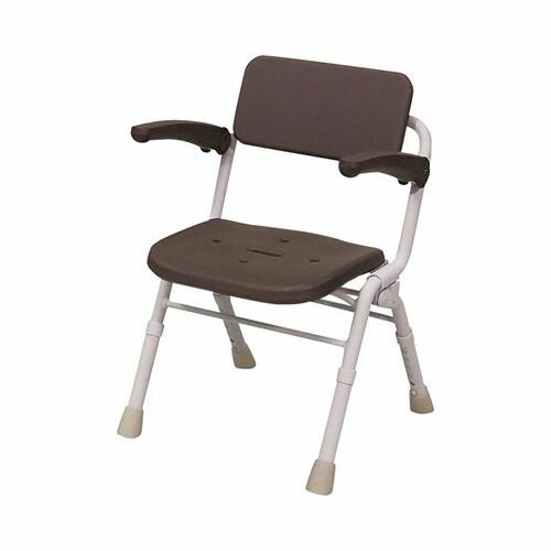 シャワーチェアAirミドルSPワンタッチ/【PN-L41831BR モカブラウン】×1組/業務用/新品/送料無料