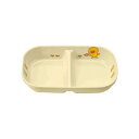子供食器 角二ツ仕切皿 小 ひよこぐみ/業務用/新品/小物送料対象商品