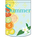 変形タペストリー Summer (フルーツ) のぼり屋工房 幅260mm×高さ380mm/業務用/新品 /テンポス