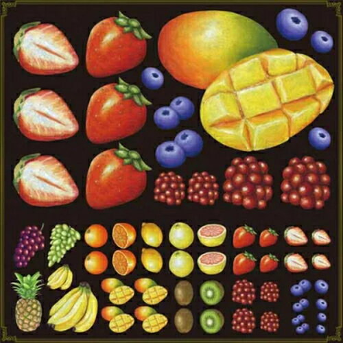 デコレーションシール スタンダード フルーツ3 のぼり屋工房 4853/業務用/新品 /テンポス