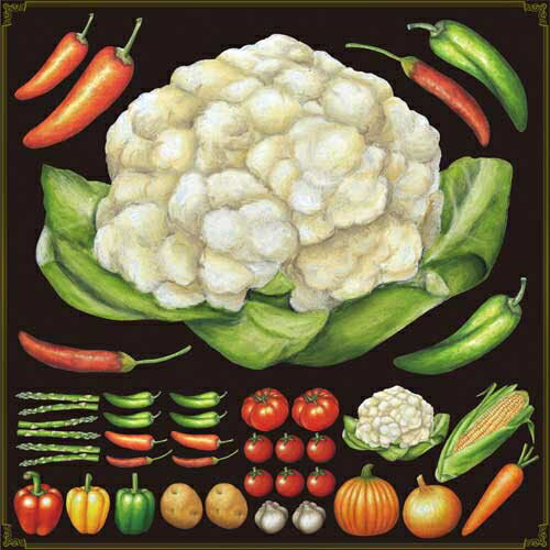 デコレーションシール スタンダード ベジタブル4 のぼり屋工房 4874/業務用/新品 /テンポス