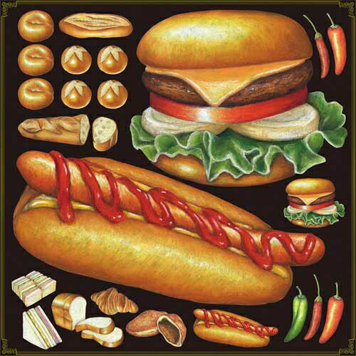 デコレーションシール スタンダード パン5 のぼり屋工房 4900/業務用/新品 /テンポス