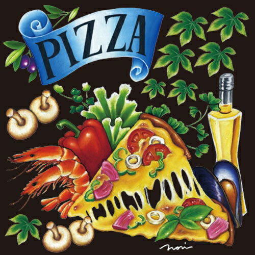 デコレーションシール スタンダード ピザMN1 のぼり屋工房 4918/業務用/新品 /テンポス