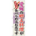 のぼり 【「愛媛の郷土料理」】のぼり屋工房 SNB-89 幅600mm×高さ1800mm【業務用】【小物送料対象商品】【プロ用】 /テンポス