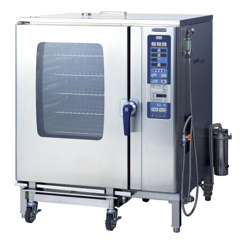 SCOS-1220RH-L(R) 【ニチワ電機】電気スチームコンベクションオーブン 架台付 幅1125×奥行1025×高さ136..