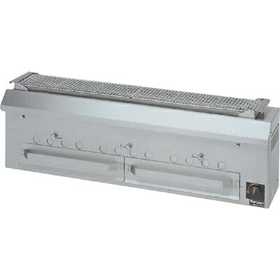 【業務用/新品】【マルゼン】炭火下火式焼物器 串焼用 MCK-123 幅1200×奥行280×高さ350mm 【送料無料】