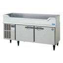【業務用/新品】【ホシザキ】舟形シンク付コールドテーブル RW-150SDCG-ML 幅1500×奥行750×高さ800(790〜830)(mm) 単相100V...