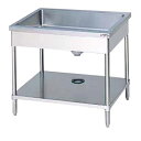 【プロ用】そばシンク BS1S-077N マルゼン 幅750×奥行750×高さ800mm【送料無料】【新品】