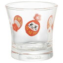 酒杯えんぎもの 杯(だるま柄) 東洋佐々木 09126-J345 /3個入/業務用/新品/小物送料対象商品