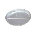 アルマイト食器 ランチ皿 ランチ皿丸型(3食)114-A /業務用/新品/小物送料対象商品