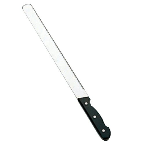 パン切りナイフ(モリブデン鋼)文明銀丁 350mm(刃渡)/プロ用/新品/小物送料対象商品