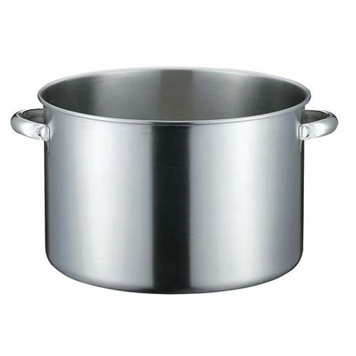 Stock Pots - 19-0 電磁対応 半寸胴鍋 (蓋無) 30cm/業務用/新品/小物送料対象商品 /テンポス