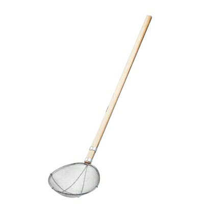 Soup Ladle （Holed） - EBM ステンレス 木柄小判型 給食用 スイノー 特大 40メッシュ/業務用/新品/小物送料対象商品/テンポス