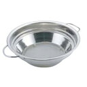 UK 18-8 両手ハンドルパンチング段付 油こし 18cm/業務用/新品/小物送料対象商品/テンポス