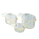 プラスチック 計量カップ 3pcs/業務用/新品/テンポス