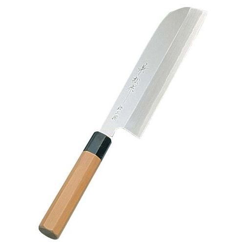 兼松作 銀三鋼 鎌型薄刃 21cm 【業務用】【送料無料】