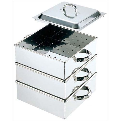 EBM 18-8 業務用角蒸器 33cm 2段/業務用/新品/送料無料