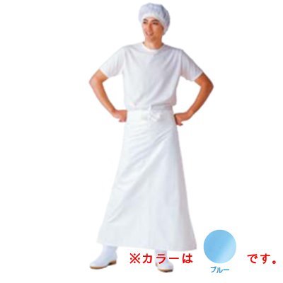 マイティクロス エプロン 腰下タイプE1002 ブルーLL/業務用/新品/小物送料対象商品