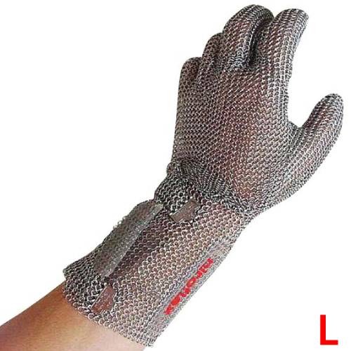 ニロフレックス メッシュ手袋 ショートカフ付(1枚) L 【業務用】【送料無料】【プロ用】 /テンポス