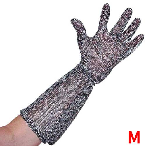 ニロフレックス メッシュ手袋 ロングカフ付(1枚) M 【業務用】【送料無料】【プロ用】 /テンポス