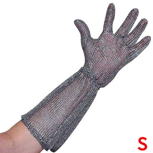 ニロフレックス メッシュ手袋 ロングカフ付(1枚) S 【業務用】【送料無料】【プロ用】 /テンポス