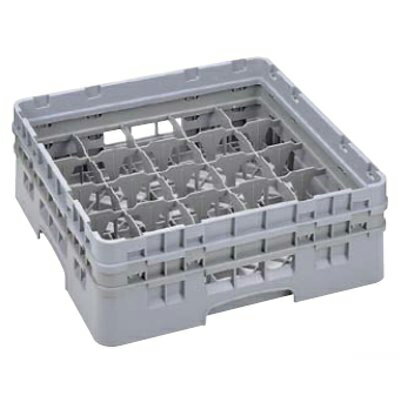 25G 918 カムラック グラスラック 25仕切 ソフトグレー 【業務用】【小物送料対象商品】