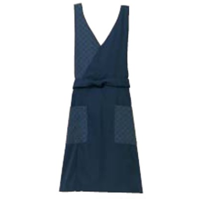 胸当てエプロン KE0050－1 紺 M/業務用/新品/小物送料対象商品