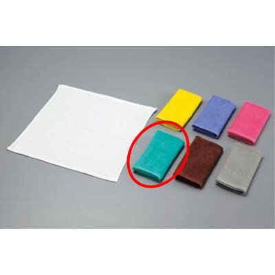 スレン染 ウォッシュタオル/おしぼり#120(12枚入) グリーン/業務用/新品