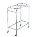EBM 18−8 洗面器スタンド ダブルタイプ /業務用/新品/送料無料/テンポス
