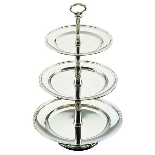 UK 18-8 バロン 3段ケーキスタンド /業務用/新品/送料無料/テンポス
