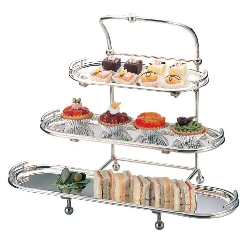 UK 18-8 3段 小判ケーキスタンド B /業務用/新品/送料無料/テンポス