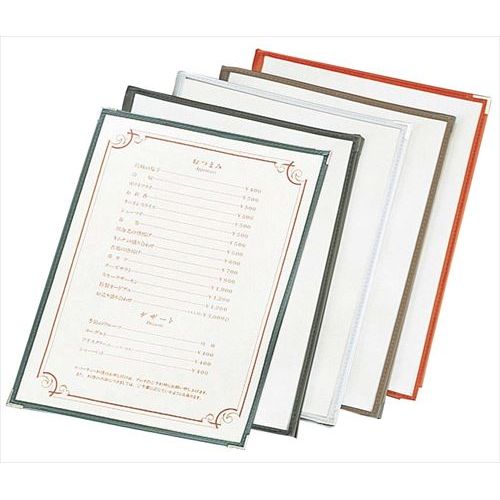 えいむ クリアテーピングメニュー ビニールタイプ TA-48 ブラウン(A4サイズ)/業務用/新品/小物送料対象..