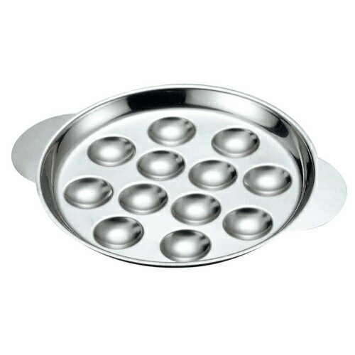 T 18-8 エスカルゴトレイ 12穴/業務用/新品/小物送料対象商品/テンポス