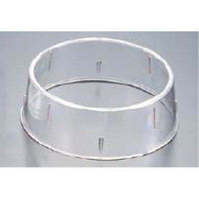 ポリカーボネイト 丸皿枠 W-118/業務用/新品/小物送料対象商品/テンポス