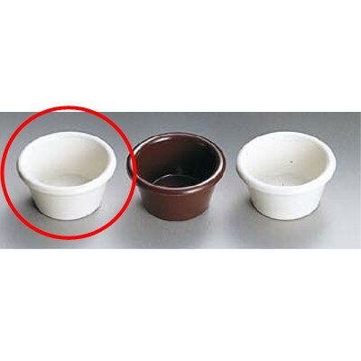 ジェスナーラメキンシリーズ プレーン(メラミン) 0394 ボーン/業務用/新品 /テンポス