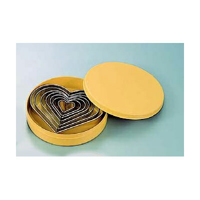 抜型 79568 ハート型 7pcs ステンレス マトファー/業務用/新品/小物送料対象商品