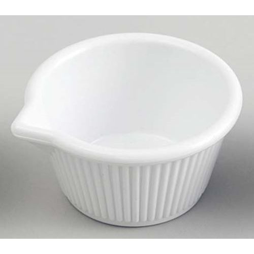 Gratin Dishes - ジェスナーラメキンシリーズ 口付ラメキン(メラミン) 0388A ホワイト/業務用/新品/小物送料対象商品