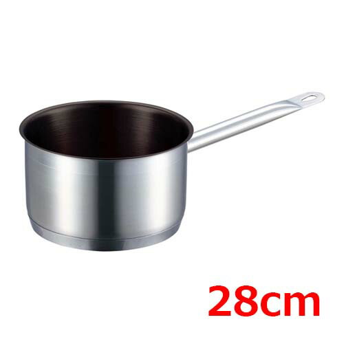 EBM 18-8 プロシェフ IH 深型 片手鍋(蓋無) 28cm テフロン加工/業務用/新品/送料無料