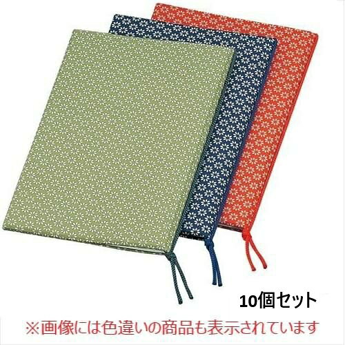 【10セット】えいむ 布地 花柄 メニュー 華-102 中 紺/B5サイズ /業務用/新品/小物送料対象商品