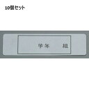 【お得なセット商品】【送料無料】アルマイト ネームプレート 長方型(100枚入)378 セット数:10/業務用/新品