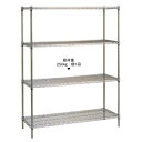 シェルフ 【スーパーエレクターシェルフ LSシリーズ P1900 4段 LS-910】 LSシリーズ/ 910×613×高さ1,892 【プロ用】【送料別】 /テンポス(3)