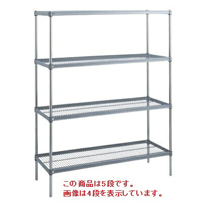 商品名：スチールキャニオンシェルフPEC PEC610シリーズ セット P2200 5段 1520寸法：幅1520×高さ2200×奥行610(mm)棚寸法：610×1520(mm)ポール寸法：直径25×2200(mm)段数：5段型式：PEC610シリーズお届け数(合計)：1 材質・素材：棚板/スチール段耐荷重：200～250kg(均等荷重)[特記事項]板厚2.3mmホーミングフレーム3.5φ～6φワイヤー棚厚34mm柱/SUS430(18クロム系)25φ1.2mm厚表面仕上：棚板/パウダーコーティング(グレー)柱/＃400研磨仕上げ特徴：クロムフリー。ホルムアルデヒドやVOCを含みません環境や人体に配慮した表面処理です。塗料の高分子樹脂の特性により、塗膜強度、耐薬品性、耐防錆性、対候性に優れています。【配送料について】　 配送先ご住所と数量により配送料金が異なります為、配送料金は別途御見積となります。　 ご注文確認後、納期と配送料金をご連絡させて頂きます。　※自動配信メールの金額には配送料金は含まれておりません。　 ご注文前に配送料金問い合わせ頂く場合には、ご購入希望枚数、配送先ご住所をご記入頂き、　お問い合わせボタンからお問い合わせ下さいます様お願い致します。【ご注意】　 画面上の色はブラウザやご使用のパソコンの設定により実物と異なる場合があります。