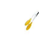 【お得!まとめ買い10個セット】抗菌耐熱カラートング 小 イエロー/業務用/新品/小物送料対象商品