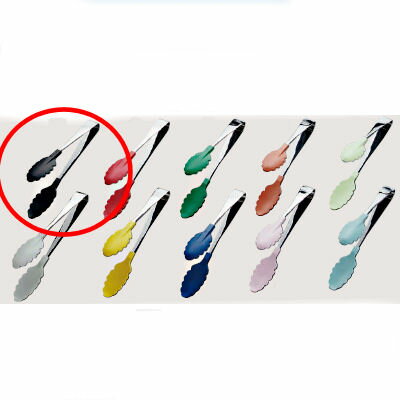 抗菌耐熱フードトング ブラック/プロ用/新品 /小物送料対象商品