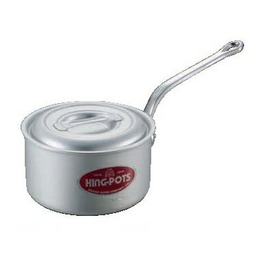 片手鍋(目盛付) 深型 キング アルマイト 30cm 向い手付 (業務用)(送料無料)