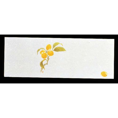 遊膳 花ごよみ おてもとまっと(100枚入) OT-H-06びわ 7月から8月/業務用/新品/小物送料対象商品