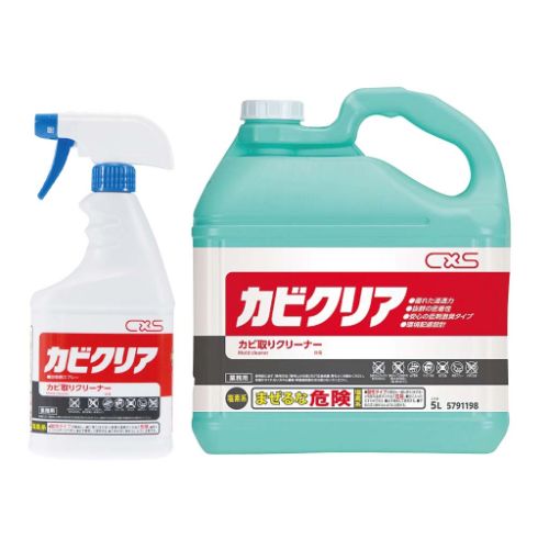 洗剤 ディバーシー カビクリア（スプレーボトル付）5L/小物送料対象商品