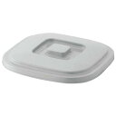 ベルク 角バケツ ライトグレー 10KB 蓋/プロ用/新品 /小物送料対象商品(3)