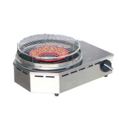 【業務用/新品】建厨 コンパクト焼物コンロ KSR-NK LP 幅350×奥行260×高さ147(mm)【送料別】