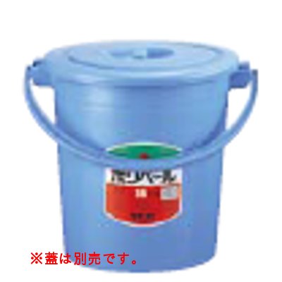 セキスイ 柄付ポリバケツ ブルー #22 本体/業務用/新品/小物送料対象商品
